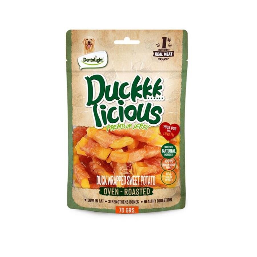 Dentalight Ördek Etli & Tatlı Patates Sarılı Köpek Ödül Maması 70 GR | SRC: Barcode: 6942133313432